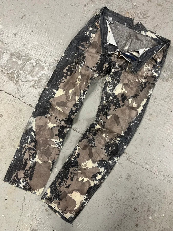 2000s Diesel Contemporary Full Splash Painted Effect Pants (M/L) KLLfNXN 5