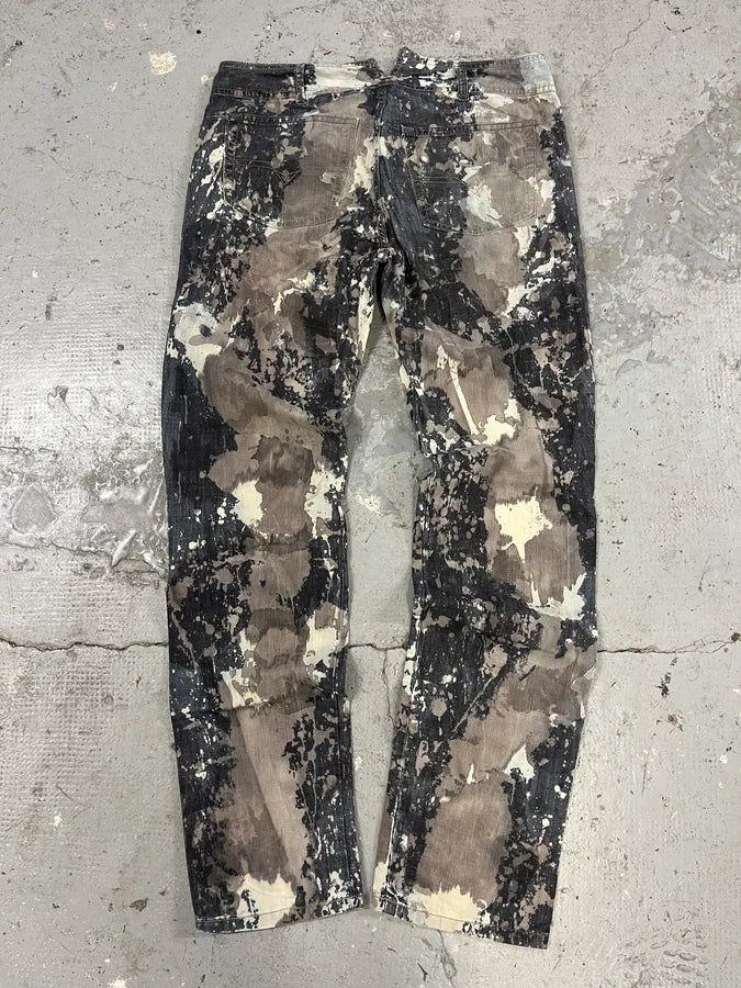 2000s Diesel Contemporary Full Splash Painted Effect Pants (M/L) KLLfNXN 6