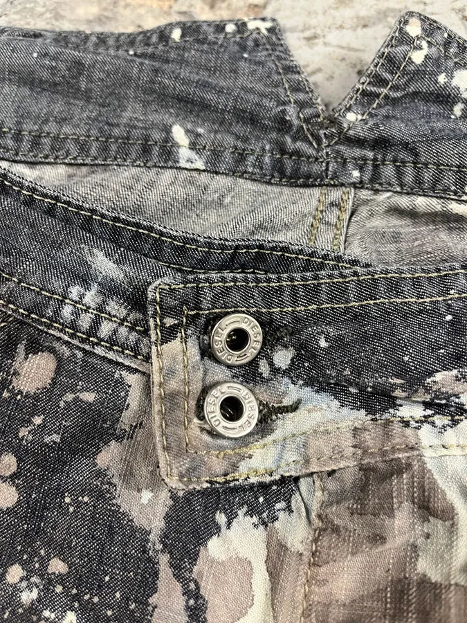 2000s Diesel Contemporary Full Splash Painted Effect Pants (M/L) KLLfNXN 7