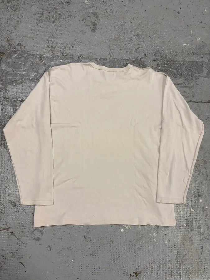 2000s Diesel Denim Trompe L’Oeil White Longsleeves fiOqFis 5