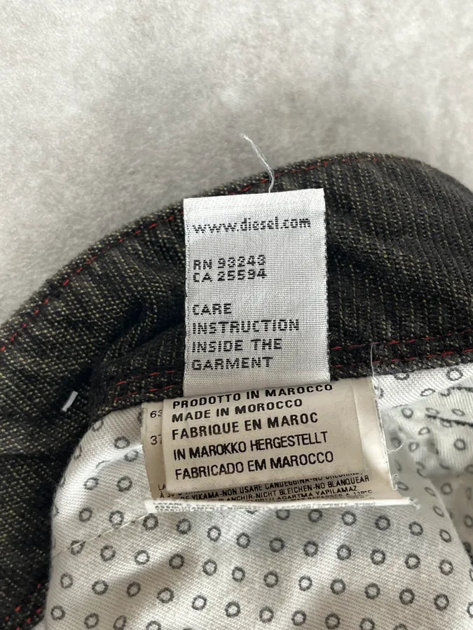 2000s Diesel Faded Black Grey Denim Pants eTiIIFV 11