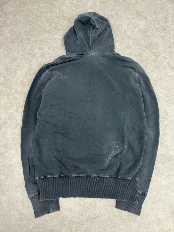 2000s Diesel Faded Grey Graphic Hoodie rnnYKUo 1