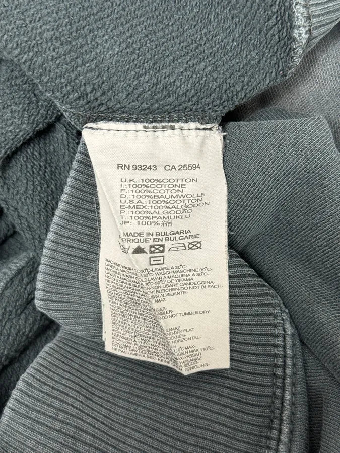 2000s Diesel Faded Grey Graphic Hoodie rnnYKUo 9