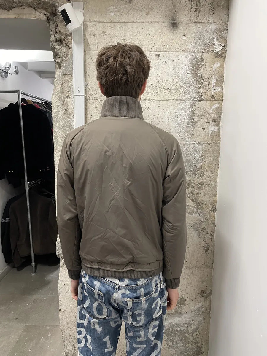 2000s Diesel Fur Brown Bomber Jacket mXpVsrg 3