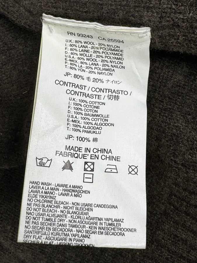 2000s Diesel Green Avant-Garde Buttoned Wool Sweater VDxvAZY 12