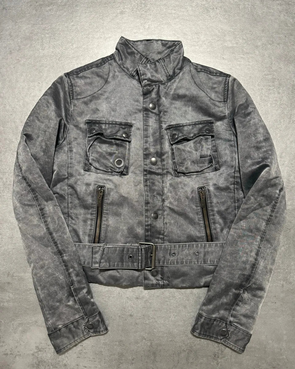 2000s Diesel Grey Faded Jacket HDuABOe 1