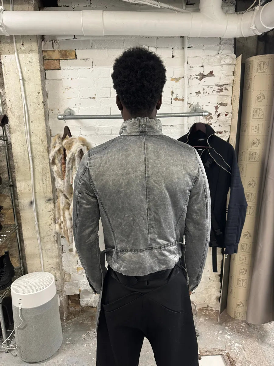 2000s Diesel Grey Faded Jacket HDuABOe 3