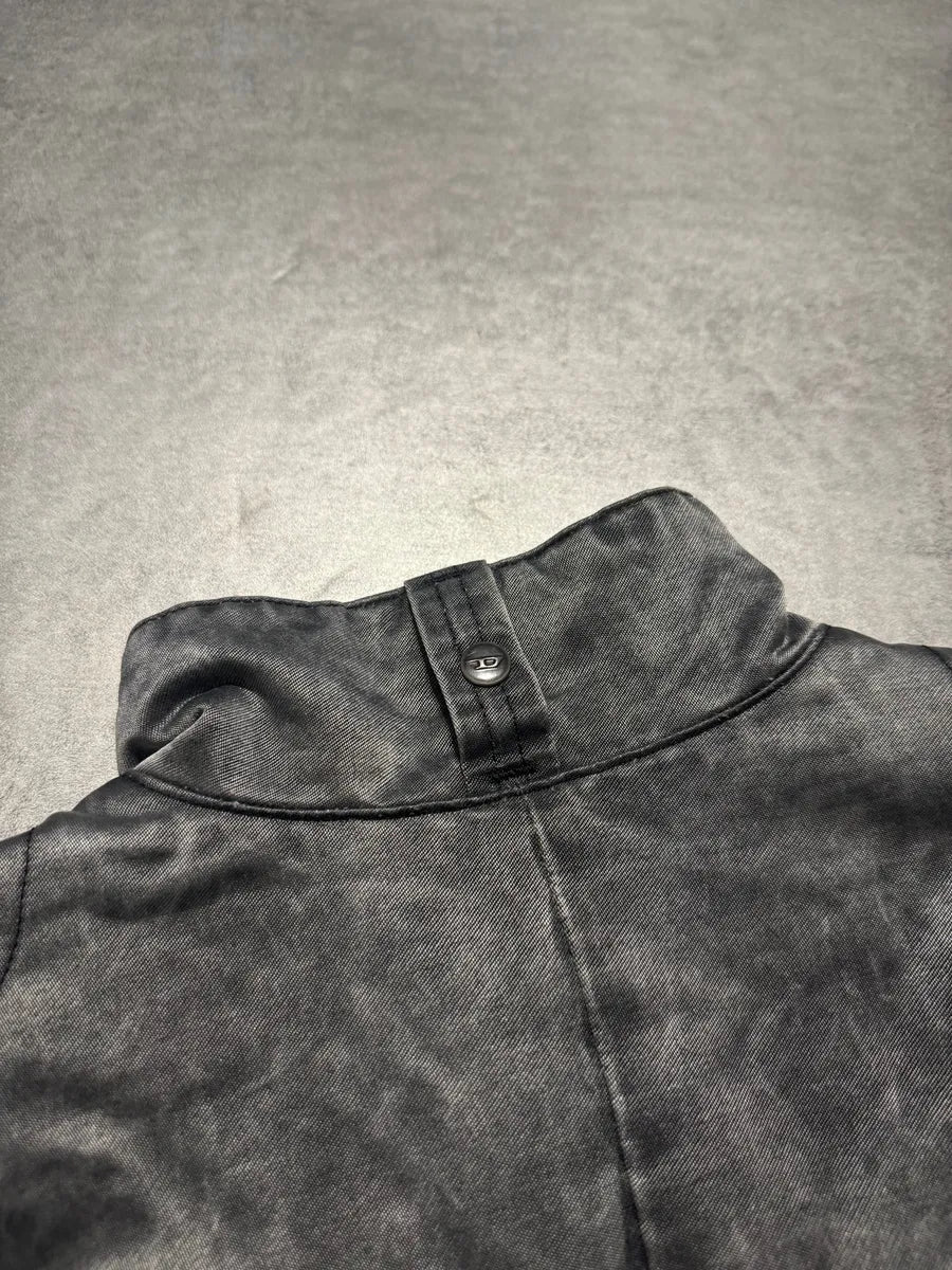 2000s Diesel Grey Faded Jacket HDuABOe 6
