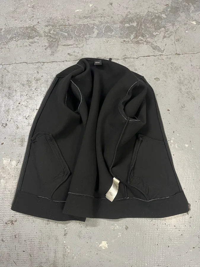 2000s Diesel Grey Tiger Bomber Jacket UxBBSZD 7