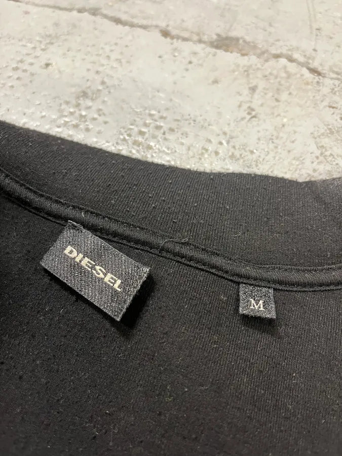 2000s Diesel Grey Tiger Bomber Jacket UxBBSZD 9