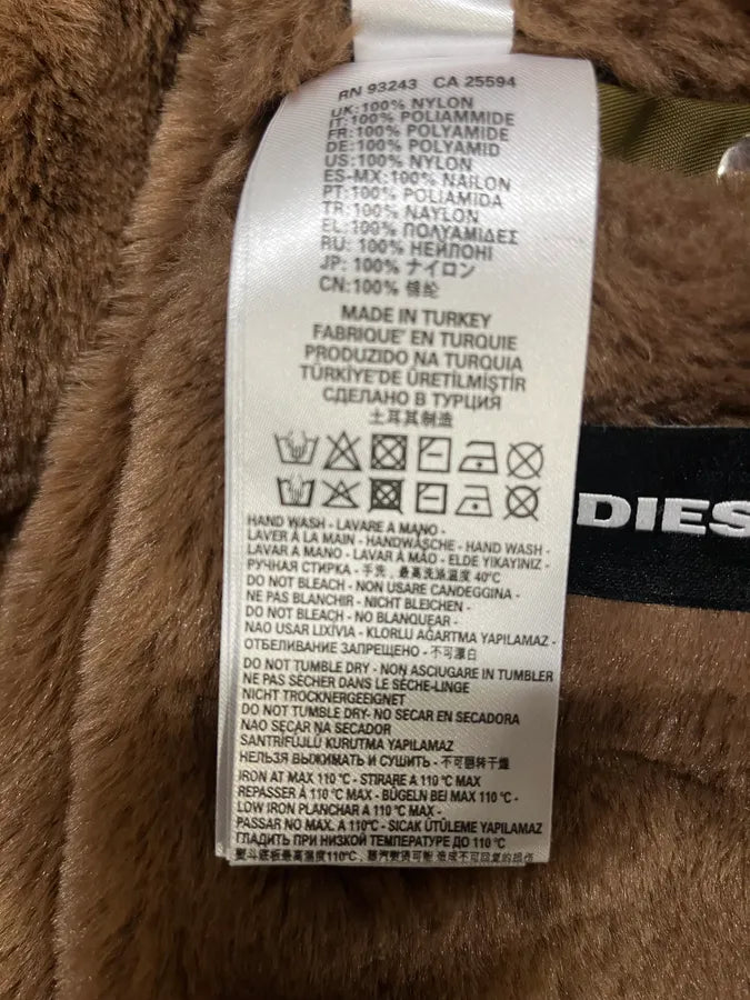 2000s Diesel Khaki Collar Cargo Bomber Jacket jknRokg 10