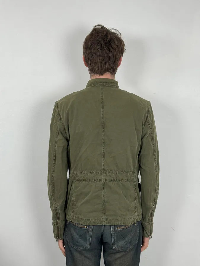 2000s Diesel Military Green Cargo Blazer Jacket ThyiwtC 2