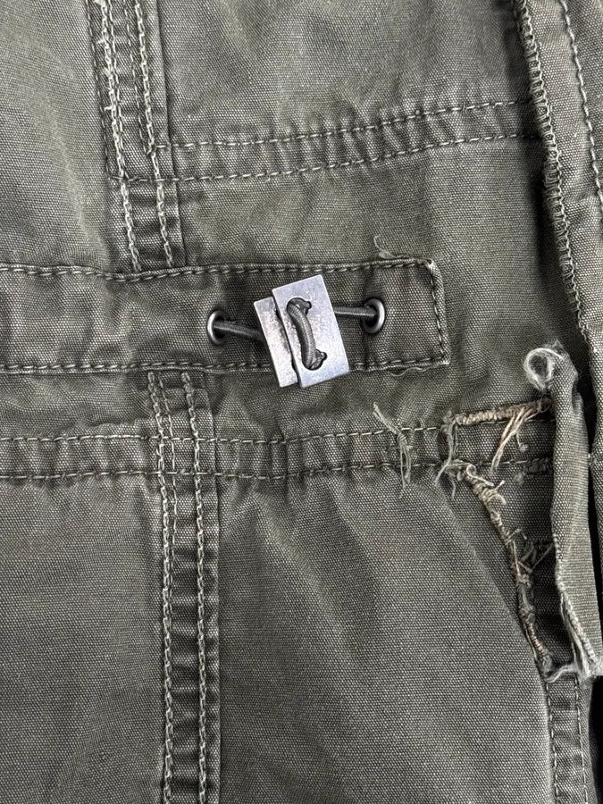 2000s Diesel Military Green Cargo Blazer Jacket ThyiwtC 10