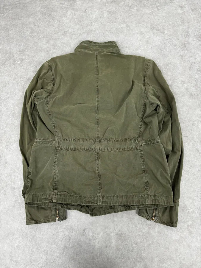 2000s Diesel Military Green Cargo Blazer Jacket ThyiwtC 3