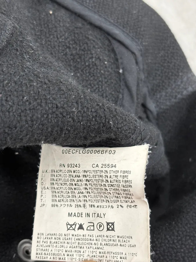 2000s Diesel Black Classy Caban Jacket gEAoeJP 8