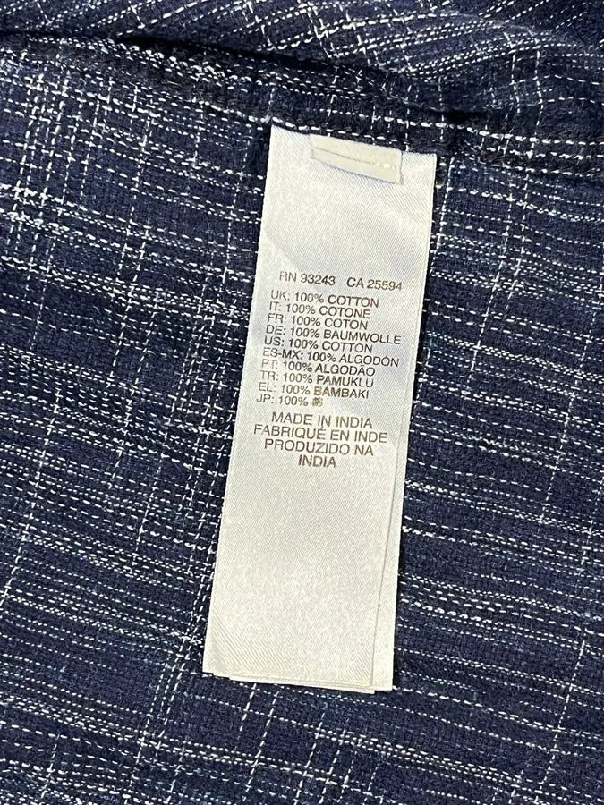 2000s Diesel Navy Lined Shirt ySSuhBz 6