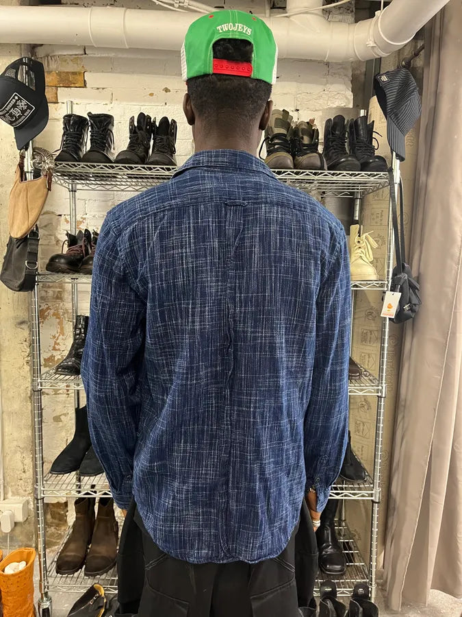 2000s Diesel Navy Lined Shirt ySSuhBz 2