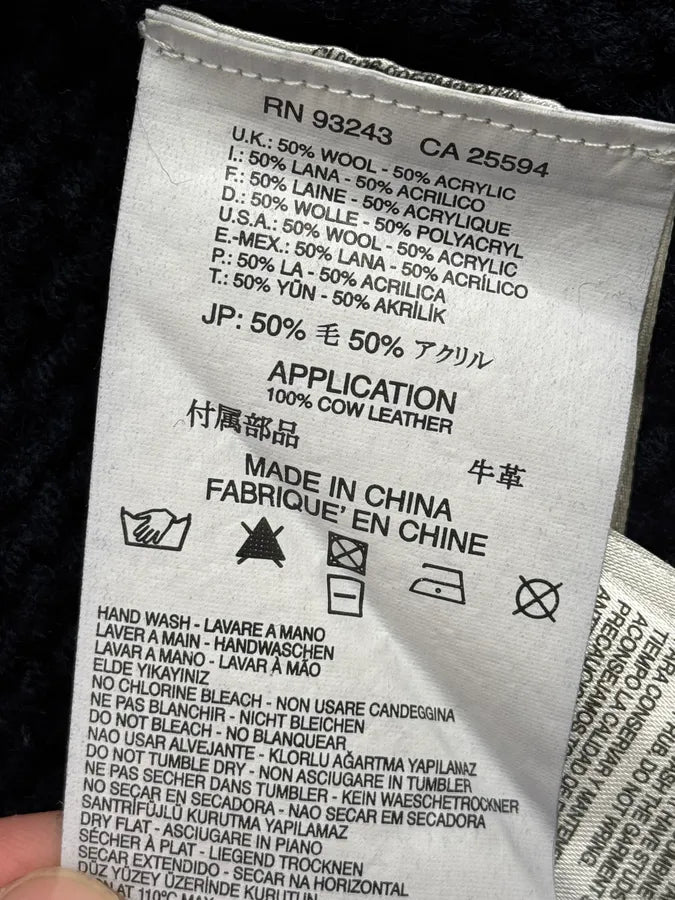 2000s Diesel Navy Wool Buttoned Officer Hooded Sweater DuGAJkR 10