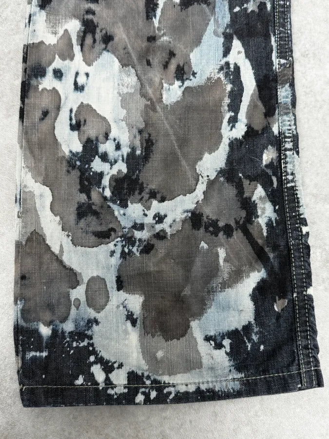 2000s Diesel Rust Splash Paint Blue Pants VcMlDHr 11