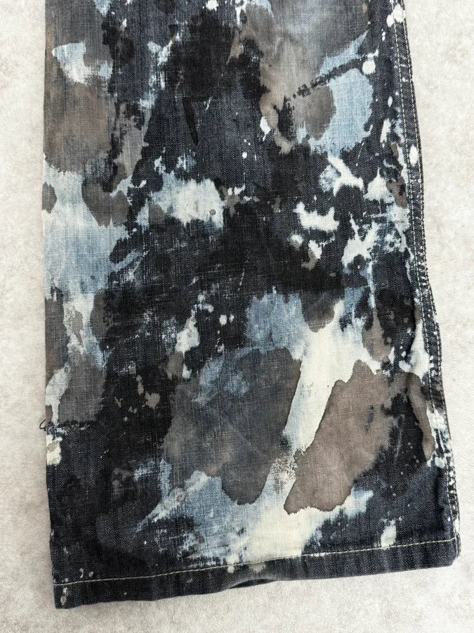 2000s Diesel Rust Splash Paint Blue Pants VcMlDHr 10
