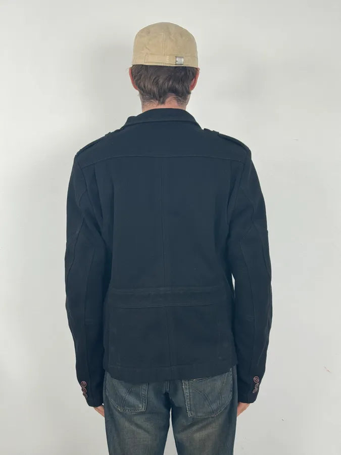 2000s Diesel Sample Black Minimalist Jacket bYauXeJ 2