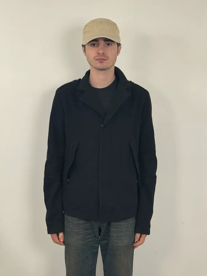 2000s Diesel Sample Black Minimalist Jacket bYauXeJ 1