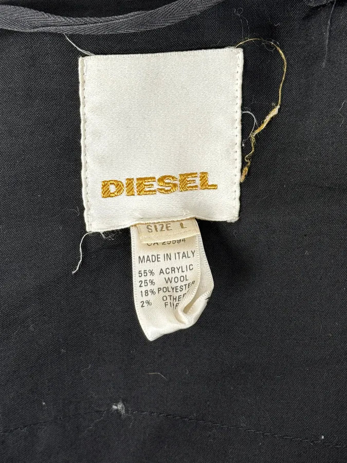 2000s Diesel Sample Black Minimalist Jacket bYauXeJ 12