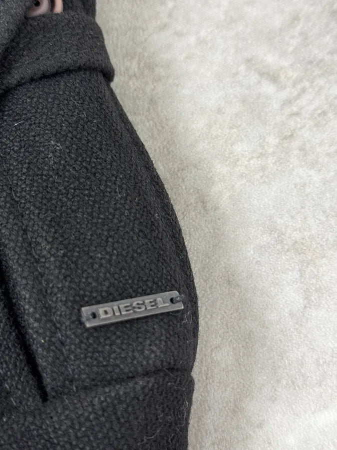 2000s Diesel Sample Black Minimalist Jacket bYauXeJ 11