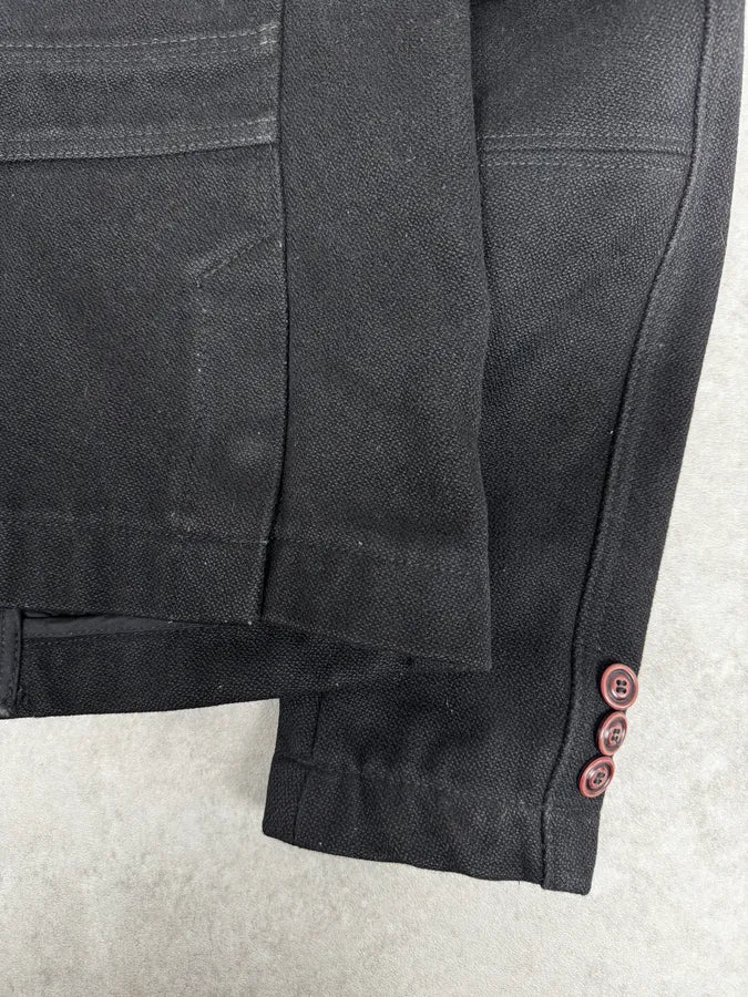 2000s Diesel Sample Black Minimalist Jacket bYauXeJ 9
