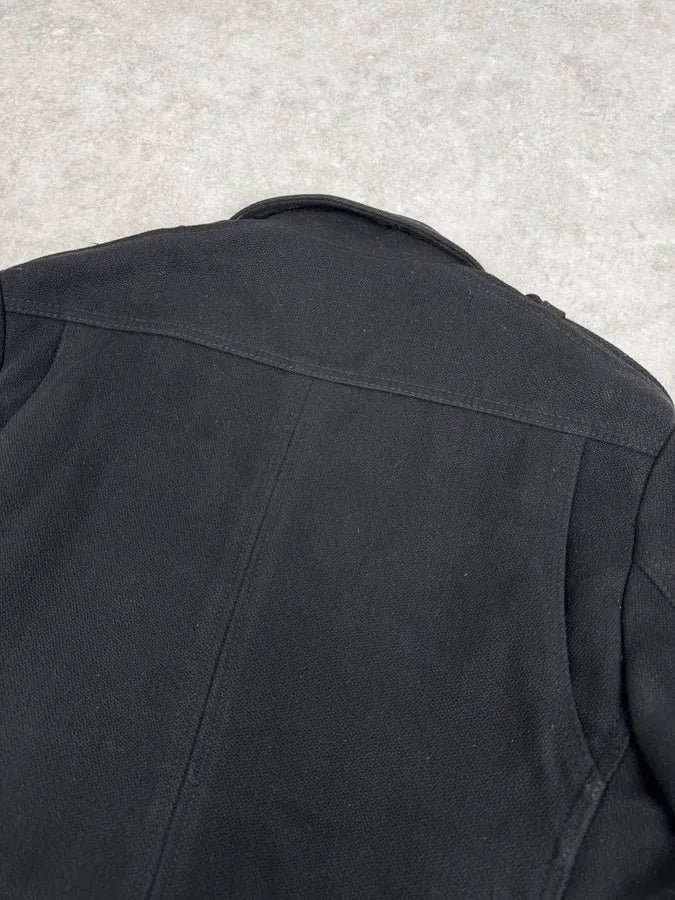 2000s Diesel Sample Black Minimalist Jacket bYauXeJ 5