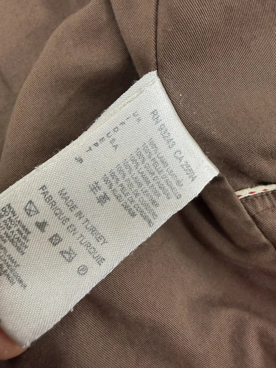 2000s Diesel Sun Faded Brown Multi-Zip Leather Jacket FJfBeNR 12