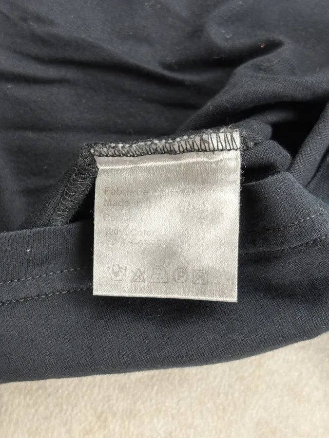 SS2009 Dior Black Classy Stitched V-Neck T-Shirt by Kris Van Assche arfhSQk 7