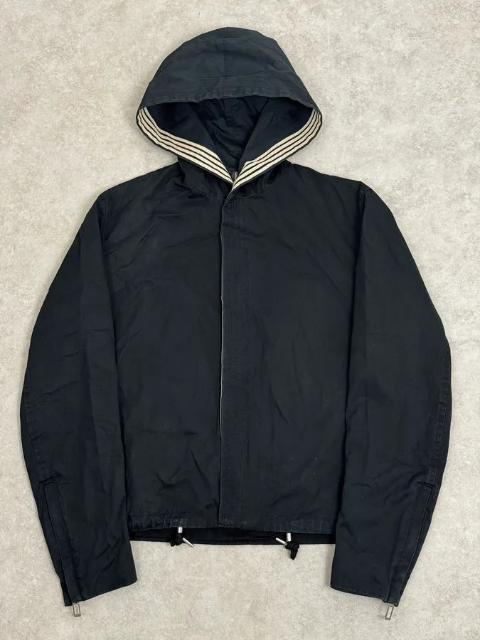 2010s Dior Black Hooded Jacket by Kris Van Assche FCpCfZK 0