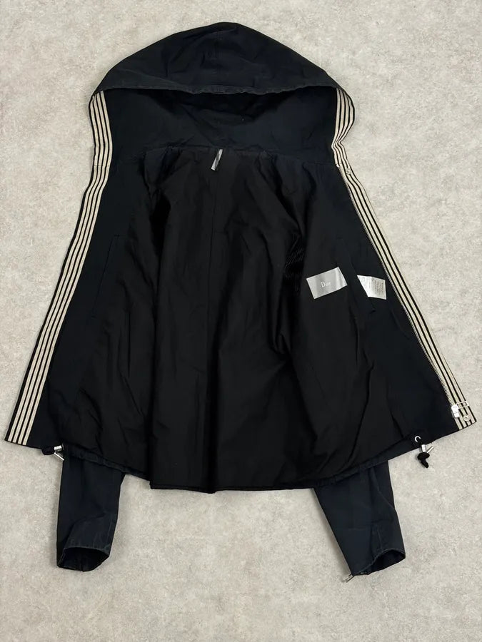2010s Dior Black Hooded Jacket by Kris Van Assche FCpCfZK 6
