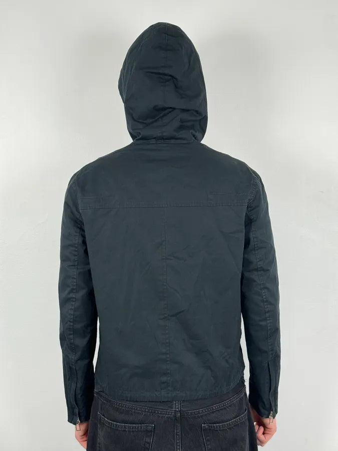 2010s Dior Black Hooded Jacket by Kris Van Assche FCpCfZK 2