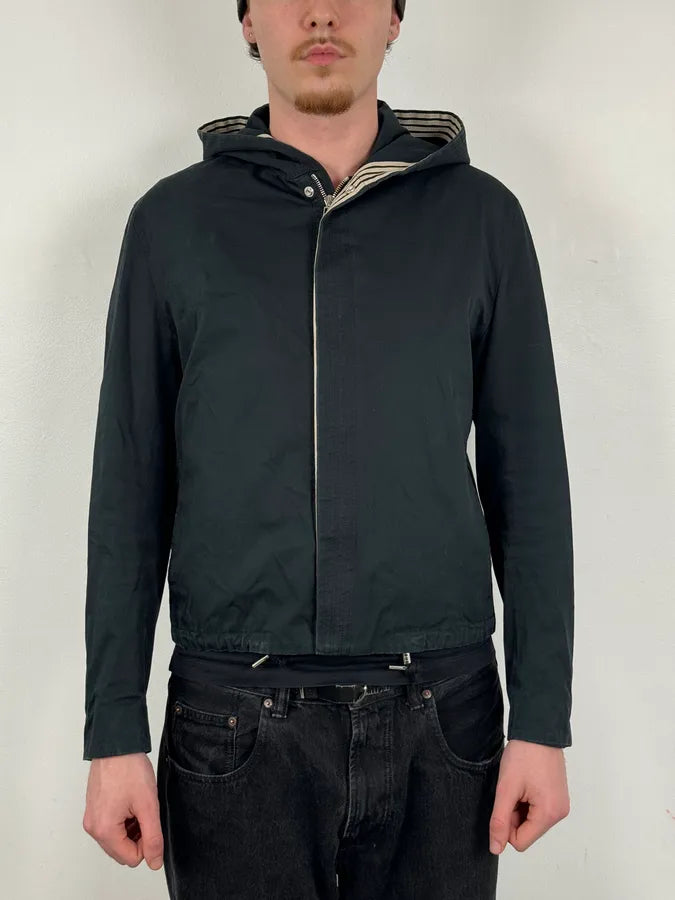 2010s Dior Black Hooded Jacket by Kris Van Assche FCpCfZK 1