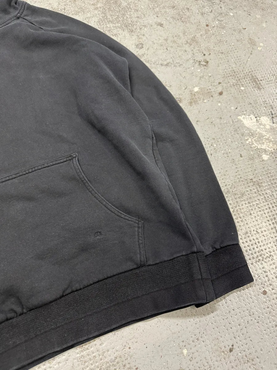 2000s Dior Black Minimalist Hoodie (M) VEOACAN 8