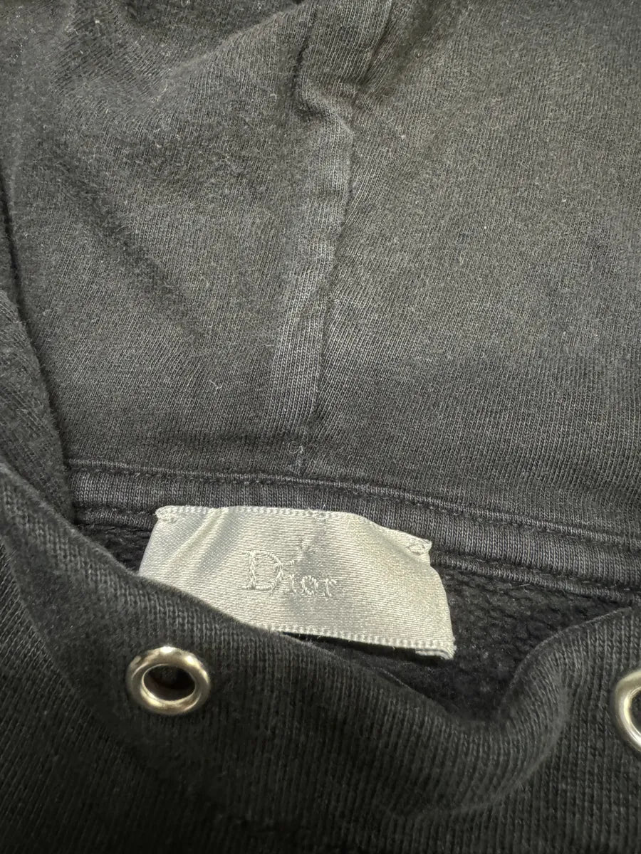2000s Dior Black Minimalist Hoodie (M) VEOACAN 9