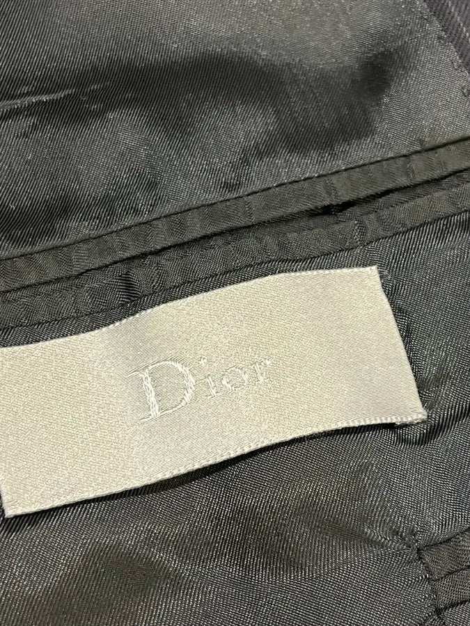 2000s Dior Black Striped Blazer pSJhafy 8