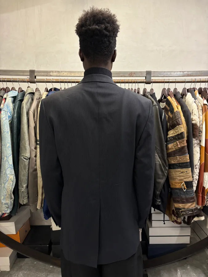 2000s Dior Black Striped Blazer pSJhafy 2