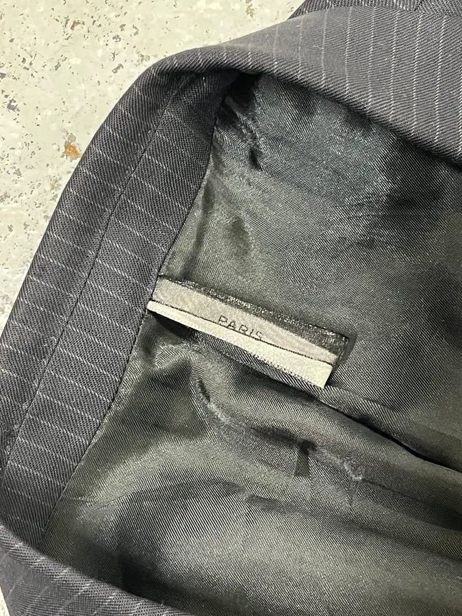 2000s Dior Black Striped Blazer pSJhafy 9