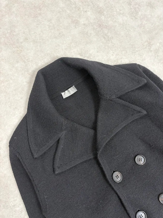 FW2007 Dior Black Wool Double-Breasted Caban by Hedi Slimane FOvJDCN 4