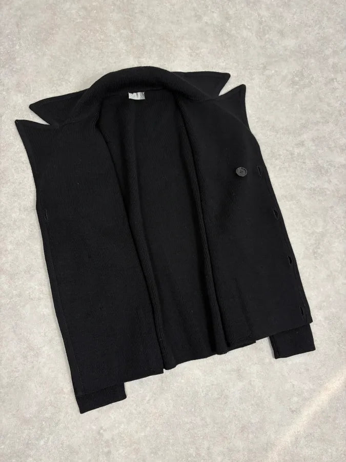 FW2007 Dior Black Wool Double-Breasted Caban by Hedi Slimane FOvJDCN 6