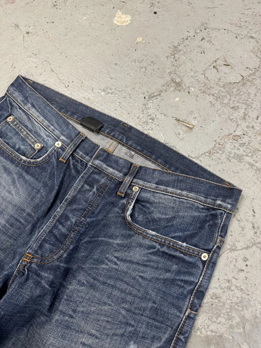 2000s Dior Blue Denim Jeans by Hedi Slimane bapglMV 10