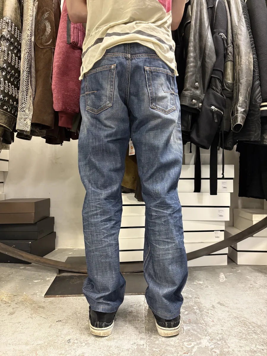 2000s Dior Blue Denim Jeans by Hedi Slimane bapglMV 4