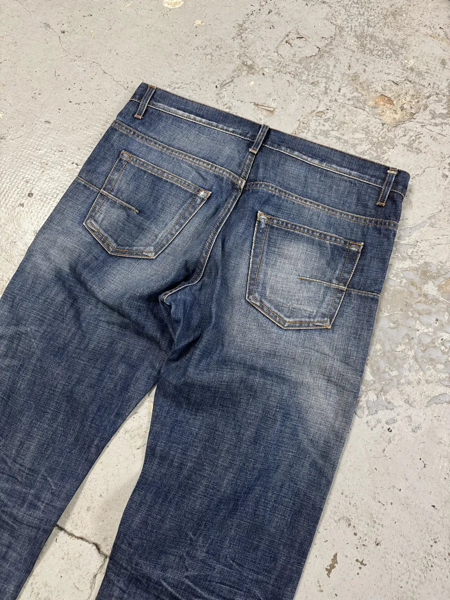 2000s Dior Blue Denim Jeans by Hedi Slimane bapglMV 5