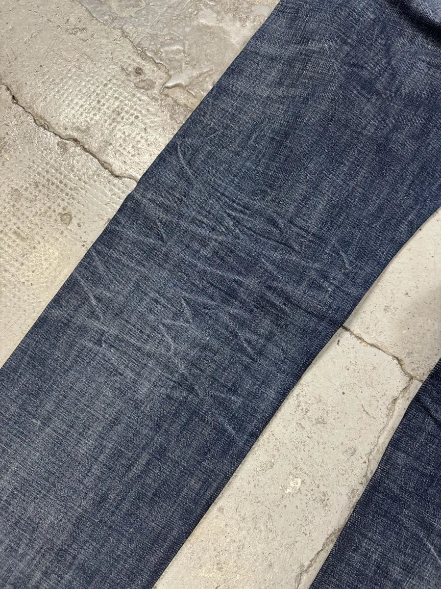 2000s Dior Blue Denim Jeans by Hedi Slimane bapglMV 7
