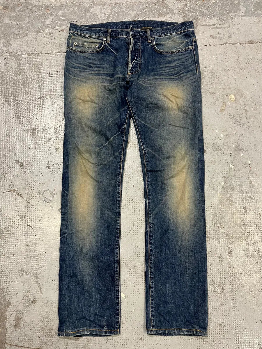 2000s Dior Blue Faded Denim Jeans NkfsKlF 0