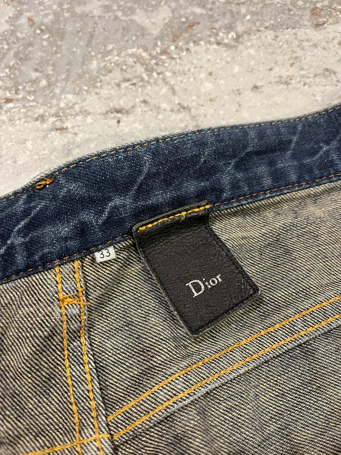 2000s Dior Blue Faded Denim Jeans NkfsKlF 10