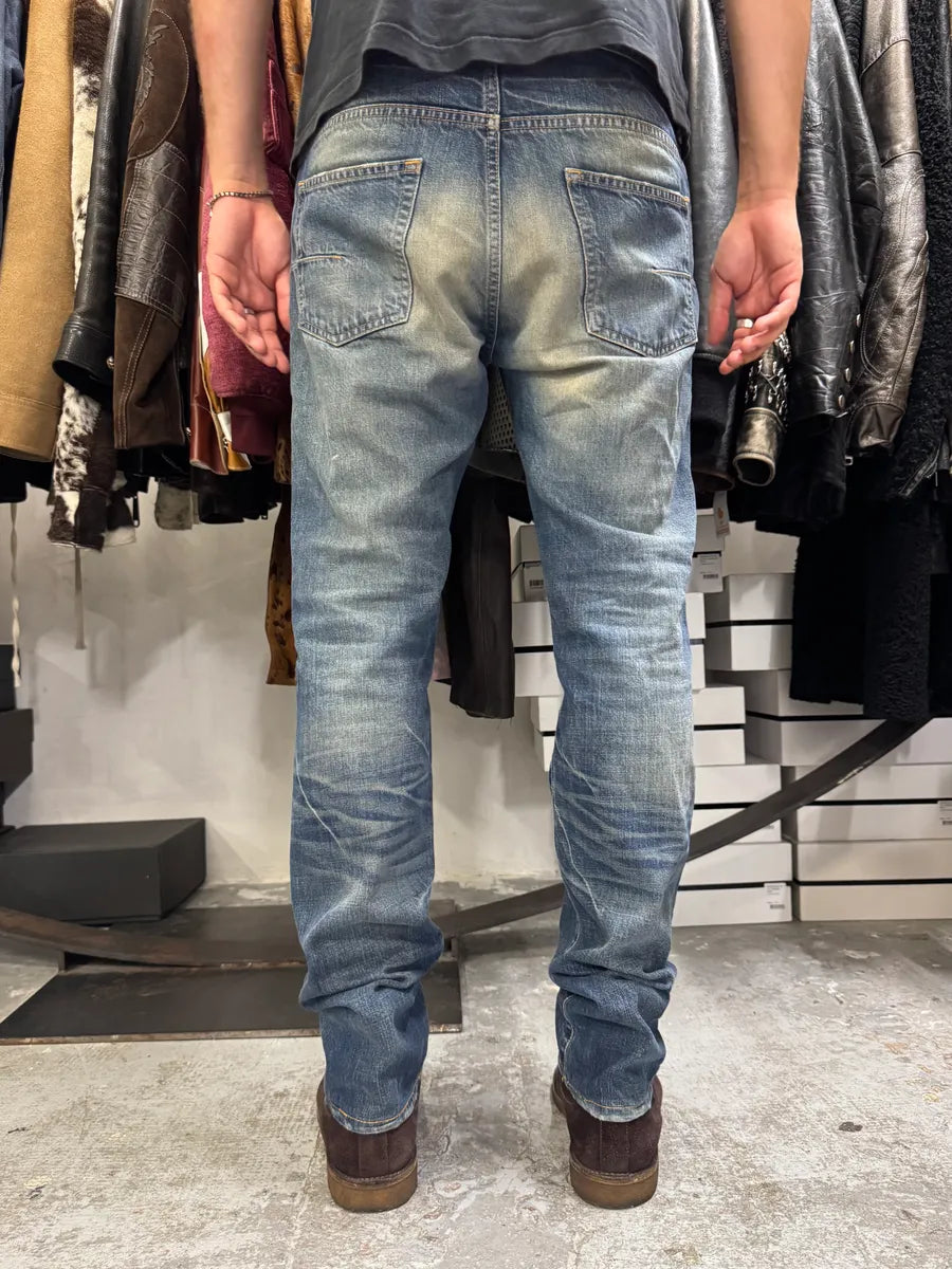 2000s Dior Blue Faded Denim Jeans NkfsKlF 2